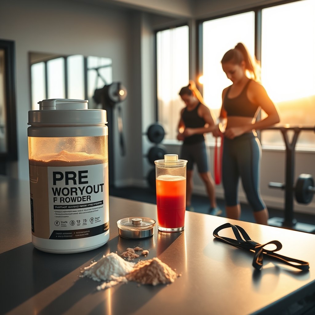 pre workout product view